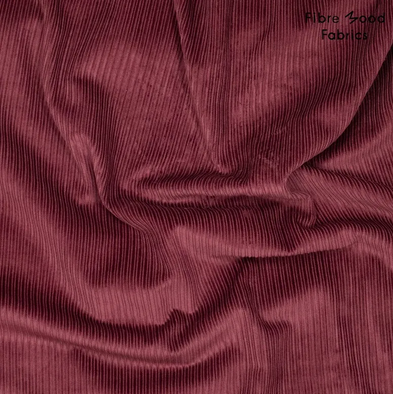 Corduroy aubergine - Fibre Mood